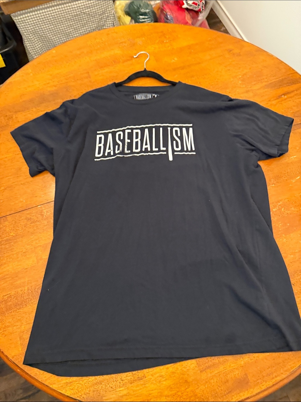 BASEBALLISM Men's Short Sleeve Graphic Tee - Black xxxl